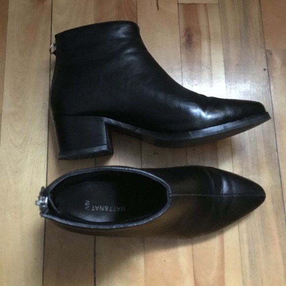 EUC Matt & Nat faux leather vendome ankle boot - Picture 2 of 5